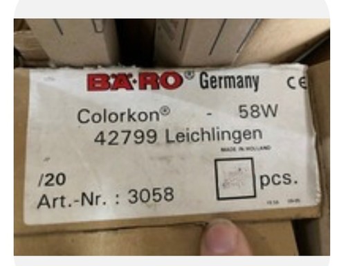 Bäro leuchtstofflampe 58w - leuchtstofflampe, t8